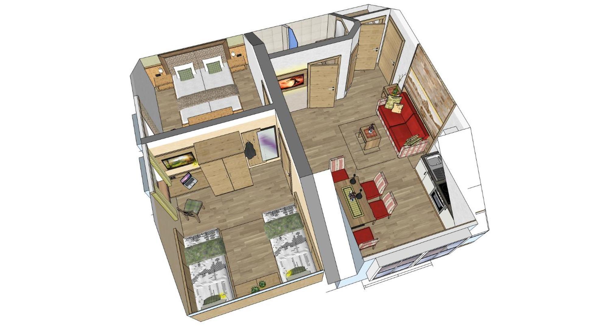 Apartment Sportlerhof - Alimann Uab Gruenau im Almtal